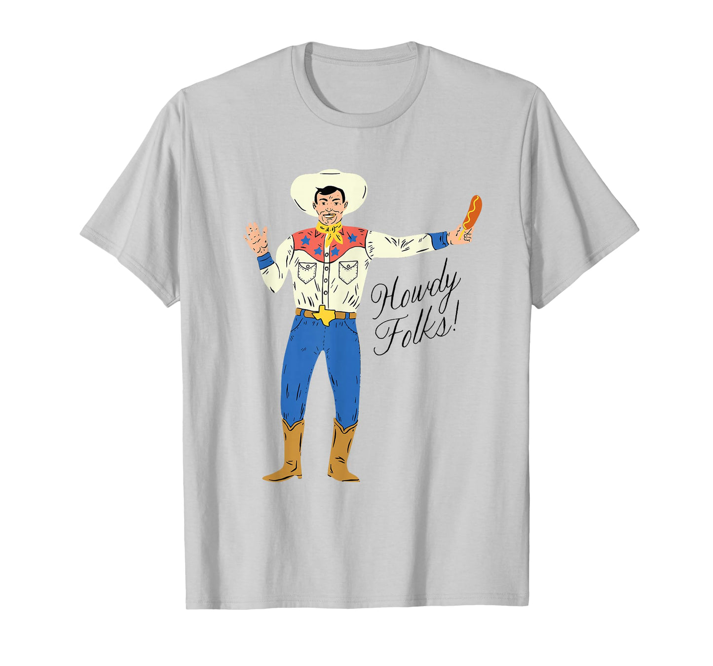 Howdy Folks Big Tex, State Fair of Texas Outfit T-Shirt
