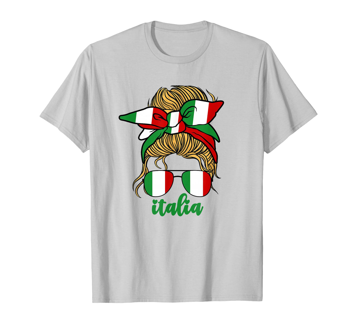 Cute Italian Girl For Women Pride Italia Italy Flag Roots T-Shirt
