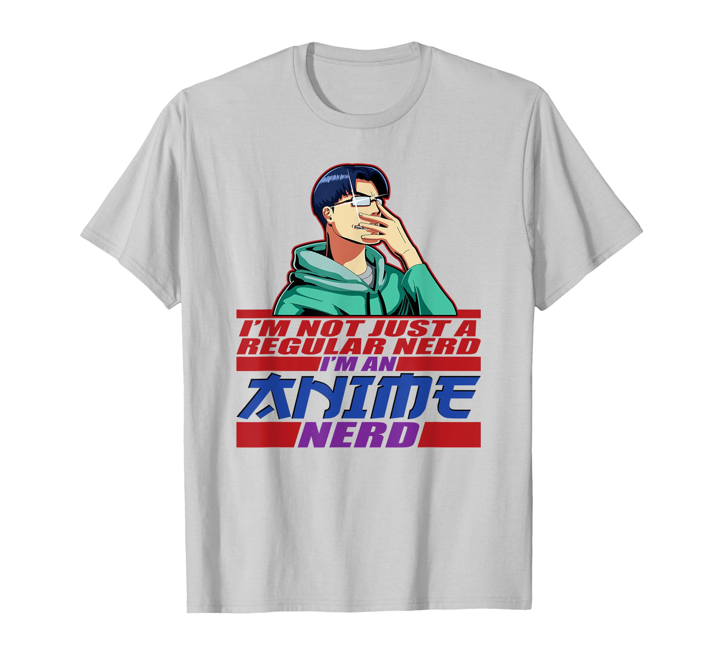 Anime, Men Boys, I'm An Anime Nerd, Manga, Kawaii Funny T-Shirt
