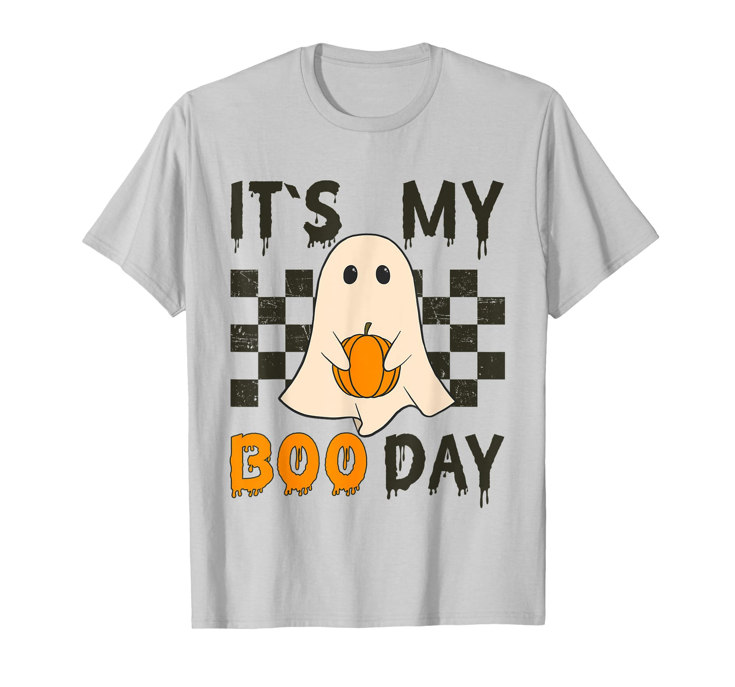 Its My Boo Day Cute Halloween Birthday Funny Ghost T-Shirt