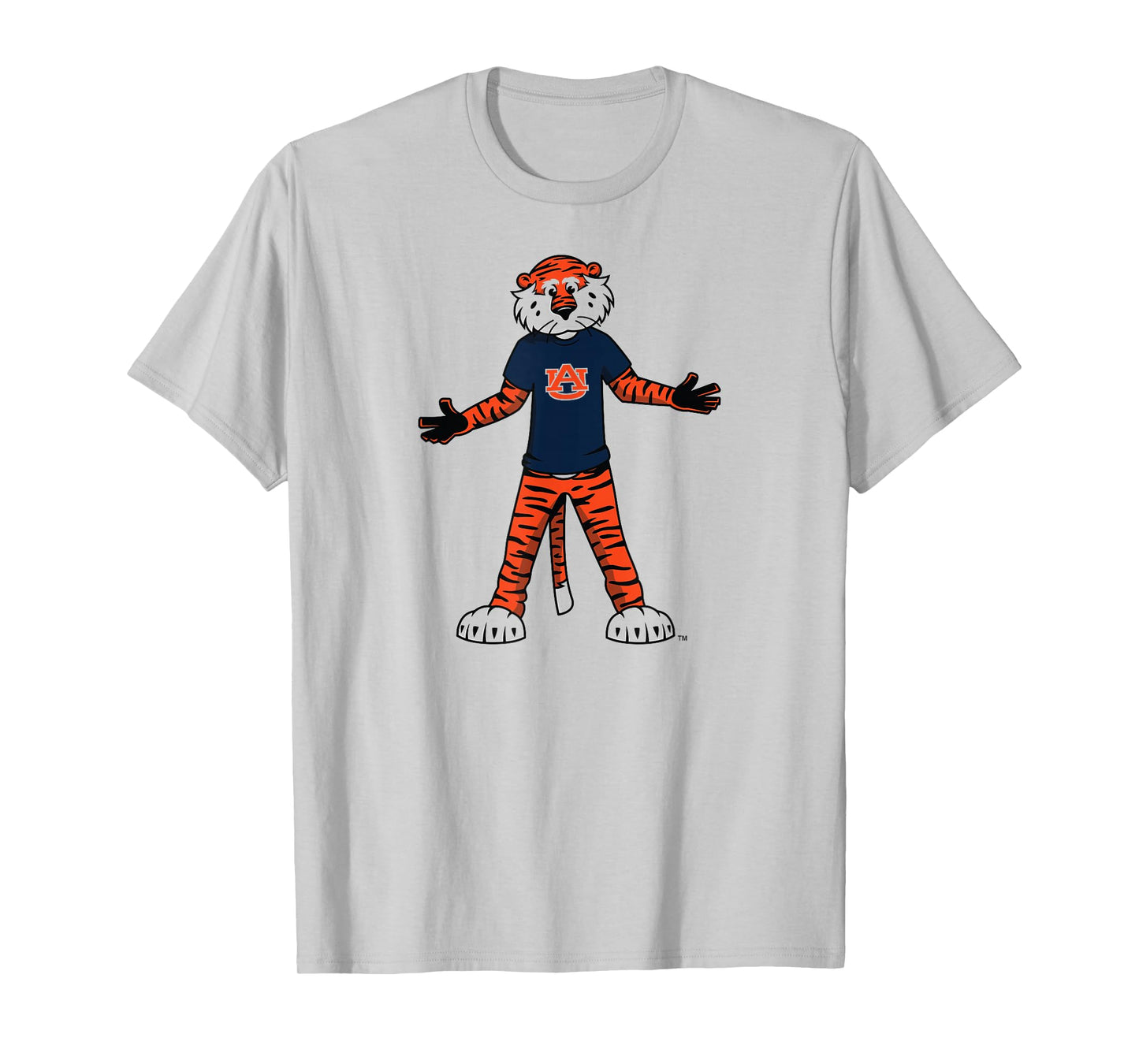 Auburn Tigers Aubie Mascot White Officially Licensed T-Shirt