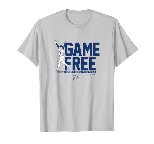 Freddie Freeman - Game Free - Los Angeles Baseball T-Shirt