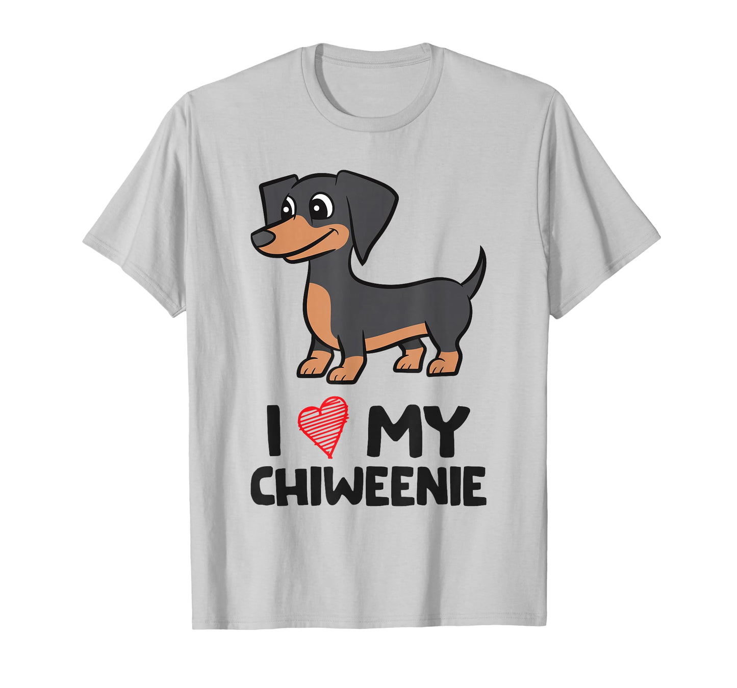 Chiweenie Dog I Love My Chiweenie T-Shirt