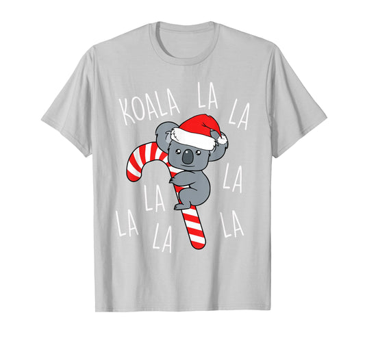 Koala La La La - Aussie Xmas Pun Funny Australian Christmas T-Shirt