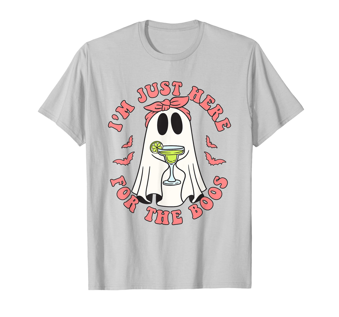 Margarita Cocktail I'm Just Here for The Boos Halloween T-Shirt