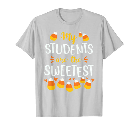 Cute Candy Corn Quote For Teacher Halloween Funny T-Shirt