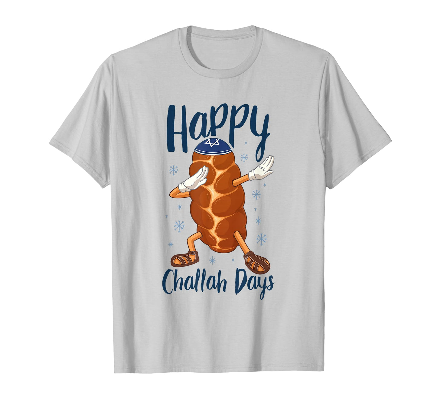 Hanukkah Dabbing Challah Bread Funny Happy Challah Days T-Shirt