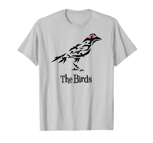 The Birds Alfred Hitchcock Raven T-Shirt