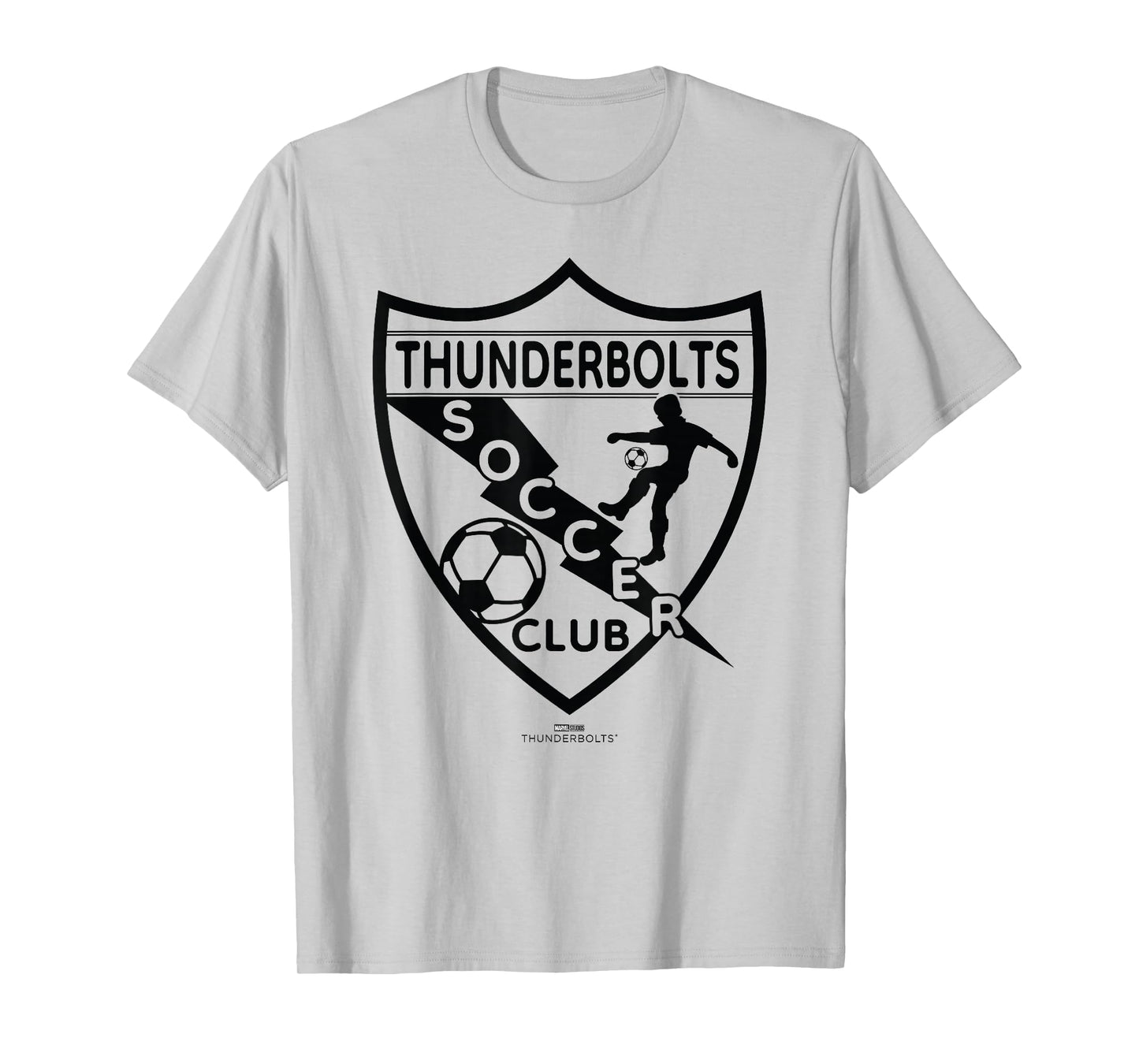 Marvel Thunderbolts Soccer Club Team Emblem T-Shirt