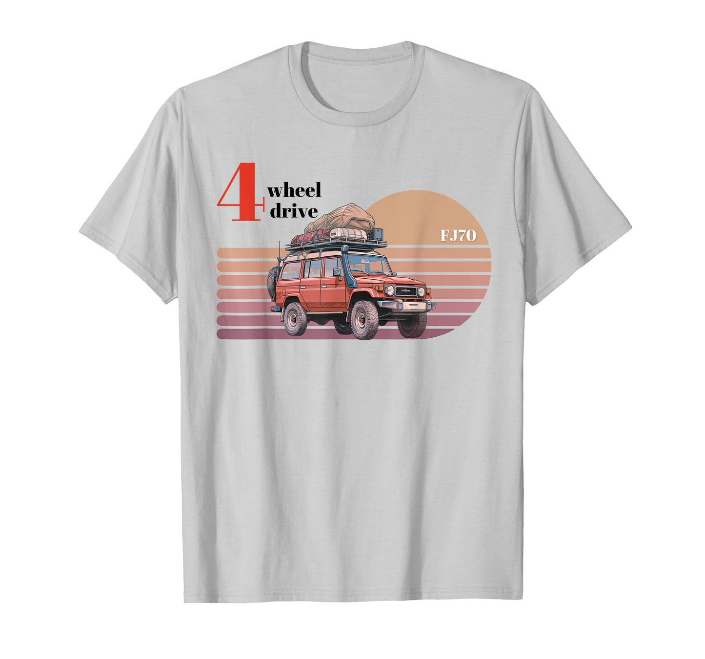 FJ70 4 Wheel drive 4x4 off road adventure T-Shirt