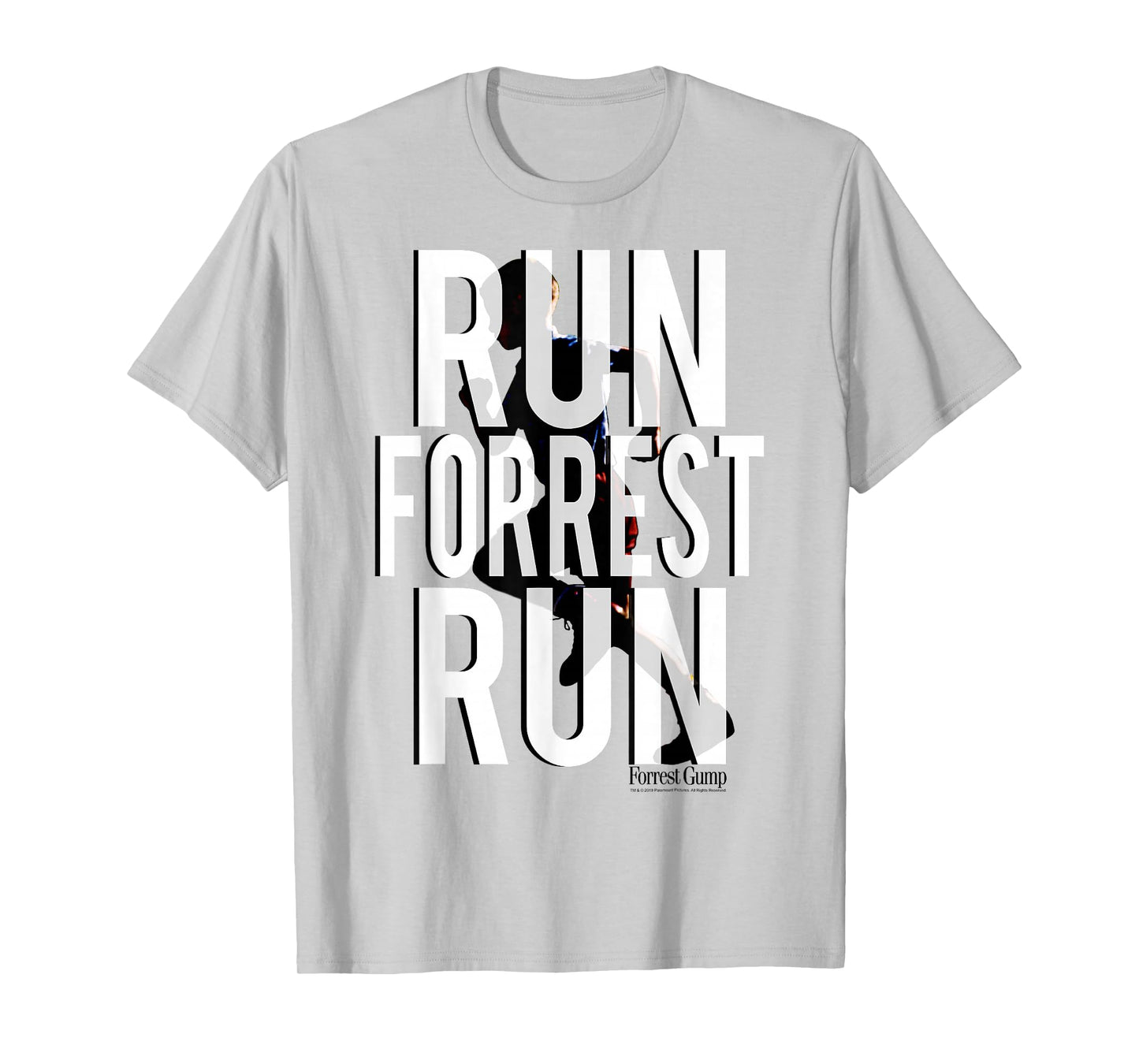 Forrest Gump Run Forrest Run Silhouette T-Shirt