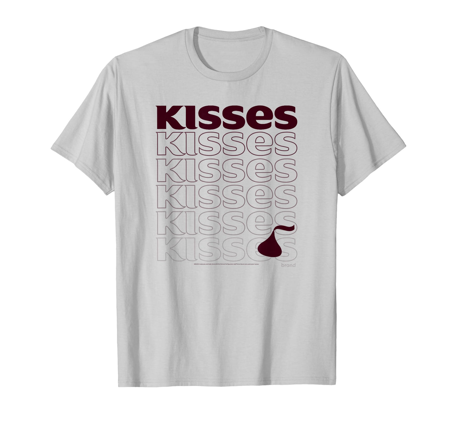 Hershey's Kisses Chocolate Name Stack T-Shirt