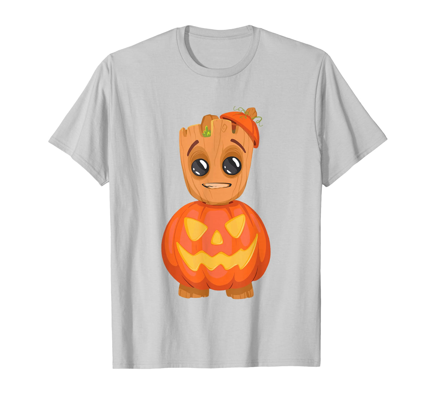 Marvel Classic Halloween Baby Groot Cute Pumpkin Costume T-Shirt