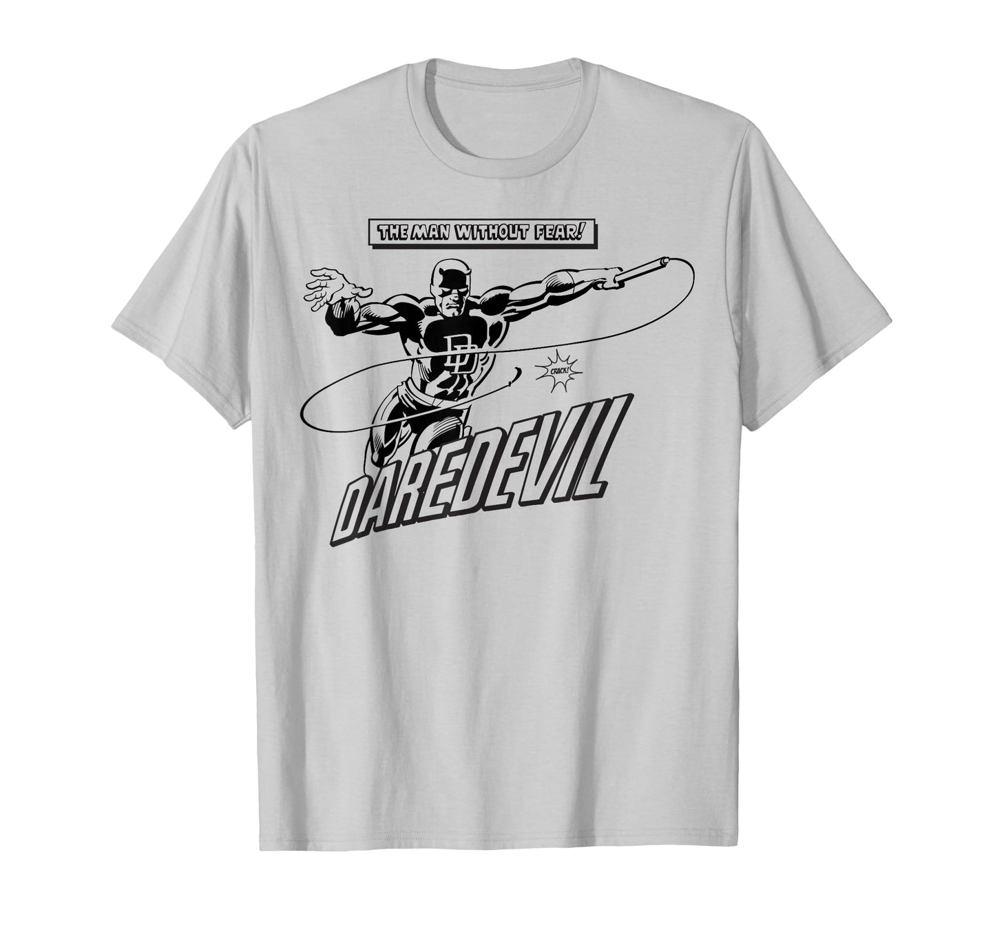 Marvel Daredevil The Man Without Fear! Retro Graphic T-Shirt T-Shirt