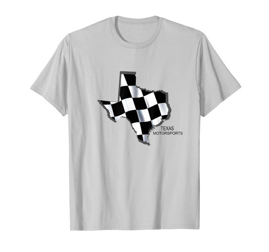 Texas Racing Speedway Checkered Race Flag T-Shirt