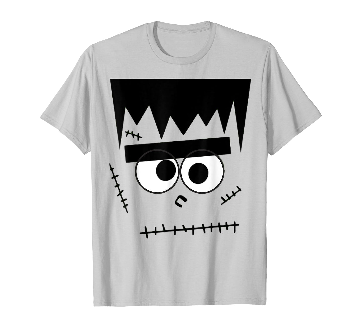 Monster Munster Face Tee Frankenstein Halloween Costume T-Shirt