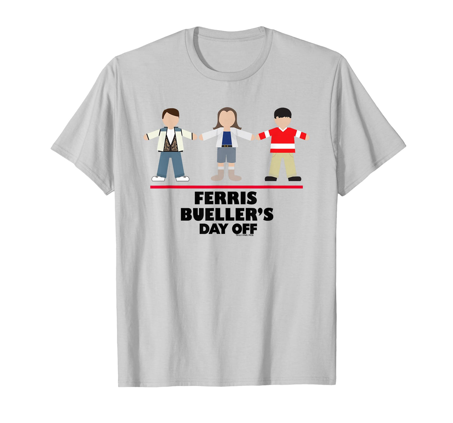 Ferris Bueller's Day Off Sloane & Cameron Cartoon Trio T-Shirt