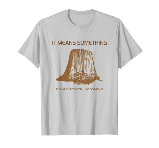 Devils Tower Retro 1970s Close Encounters Mens & Womens T-Shirt