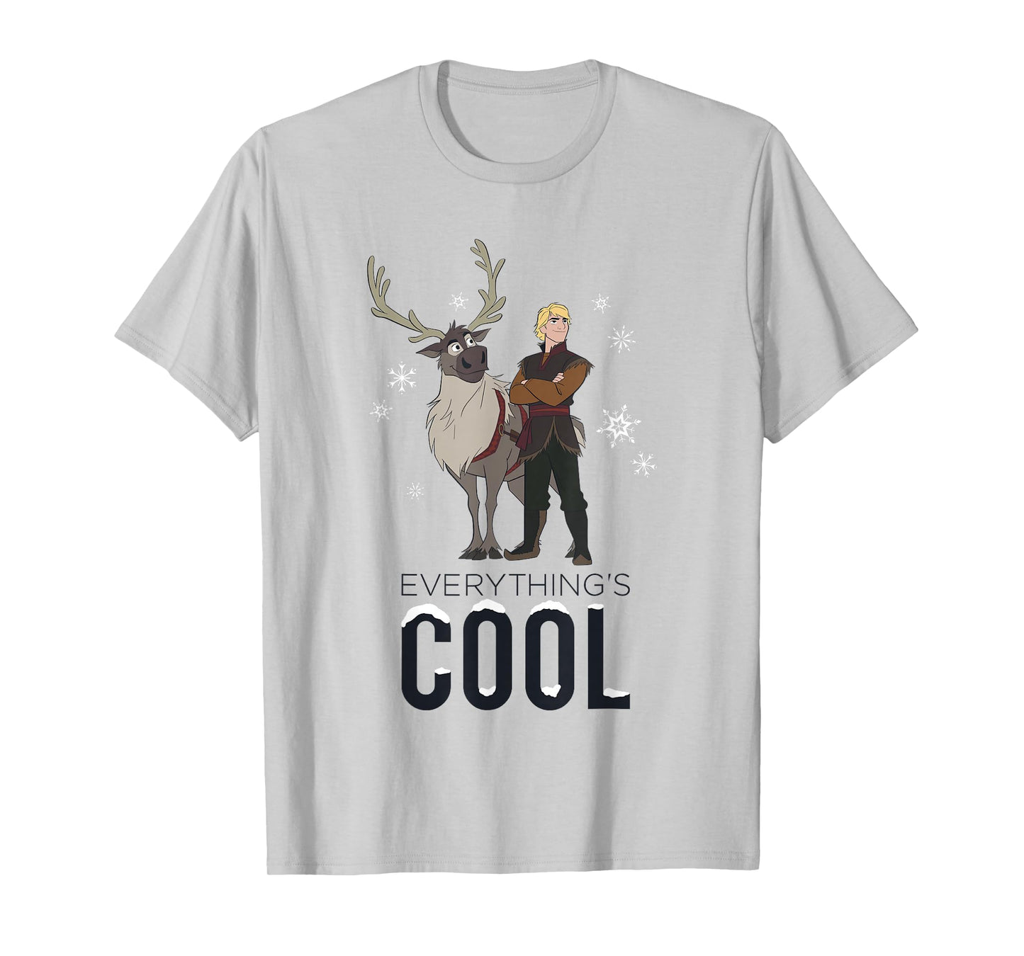Disney Frozen 2 Sven Kristoff Everything's Cool Chest Poster T-Shirt