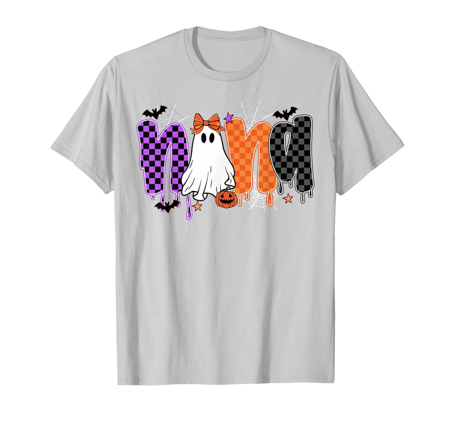 Spooky Nana Grandma Family Matching Costume Ghost Halloween T-Shirt