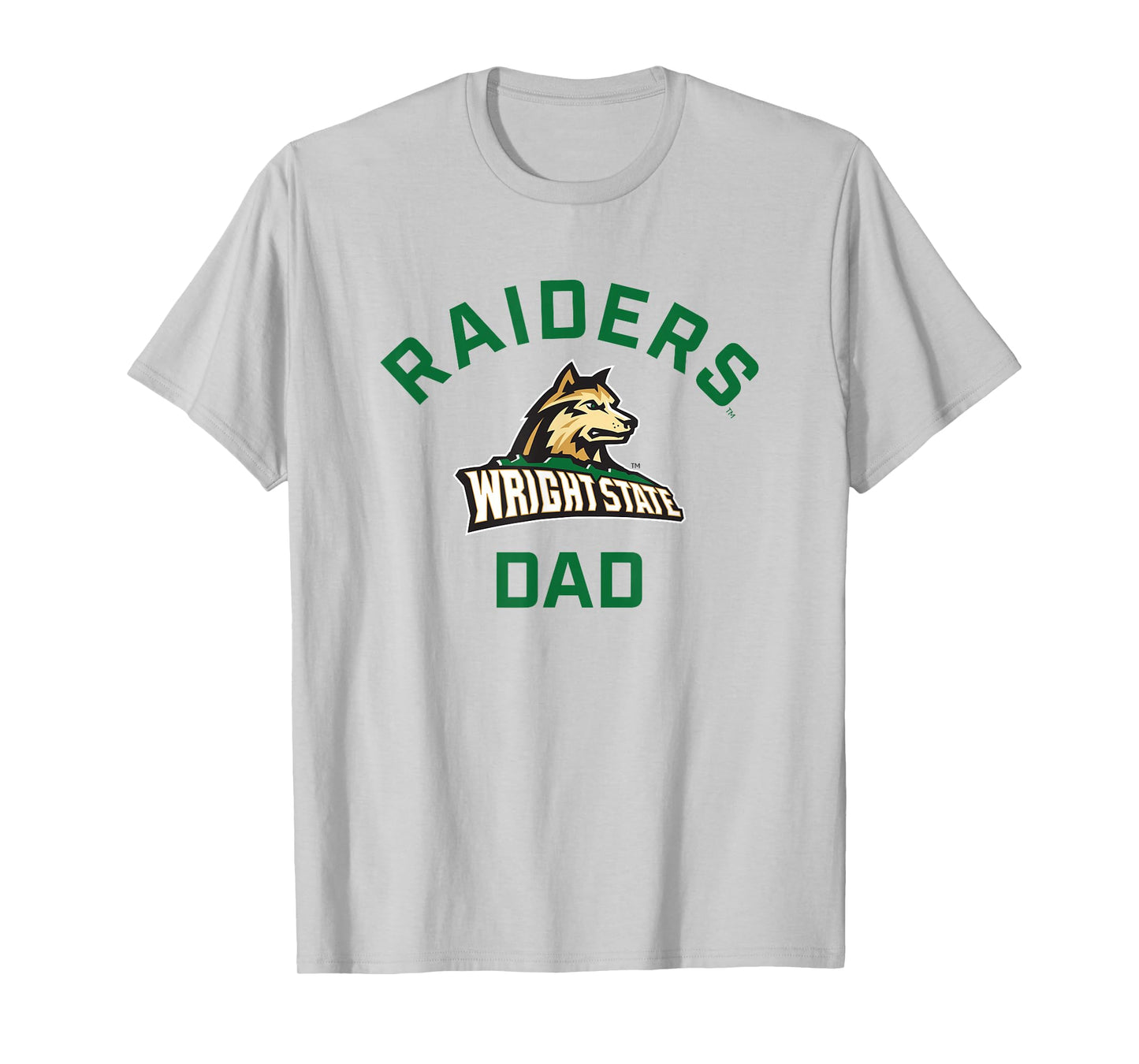 Wright State University WSU Raiders Arched Dad T-Shirt