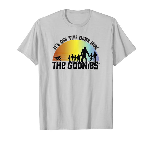 The Goonies It's Our Time Down Here Rainbow Silhouette T-Shirt