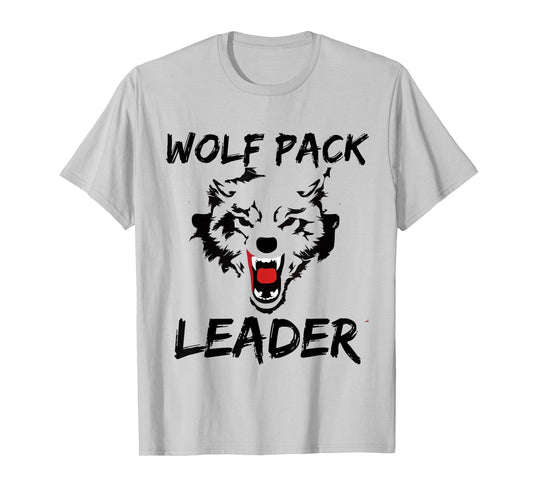 Funny Wolf Pack Leader Novelty Gift T-Shirt Men Women Kids T-Shirt