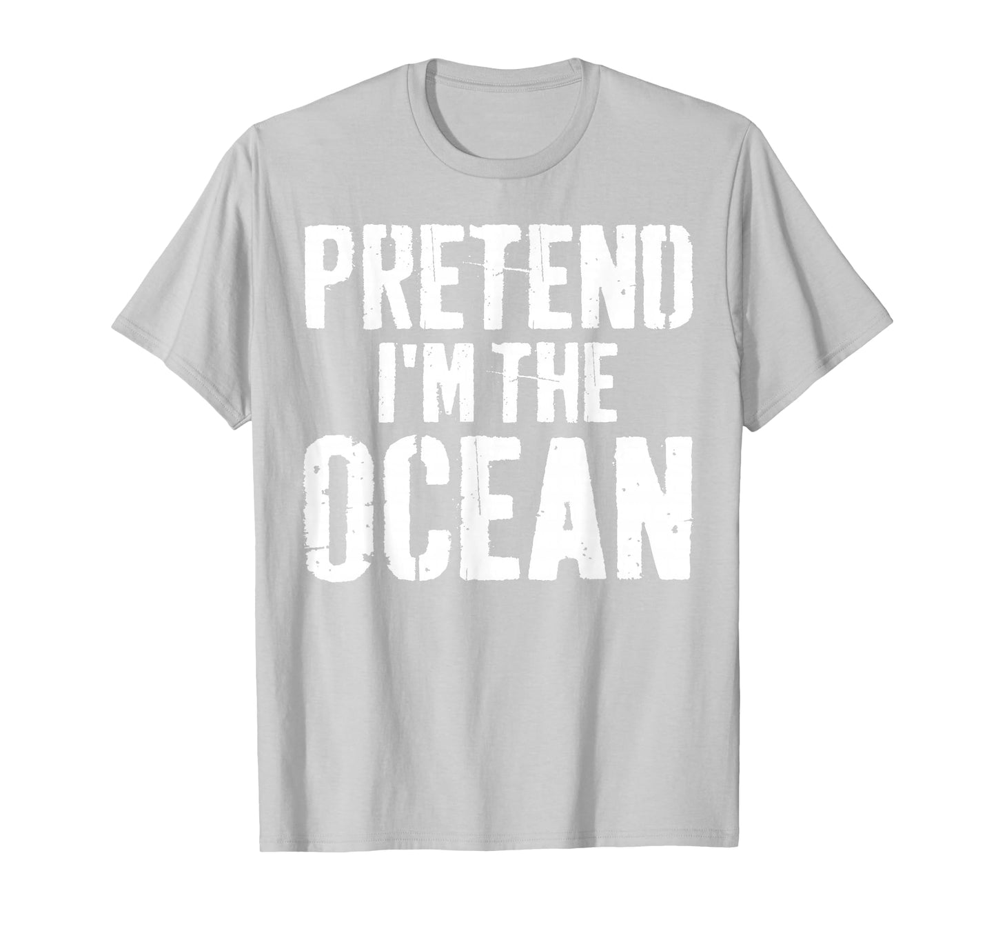 Lazy Easy Halloween Costume Pretend I'm The Ocean T-Shirt