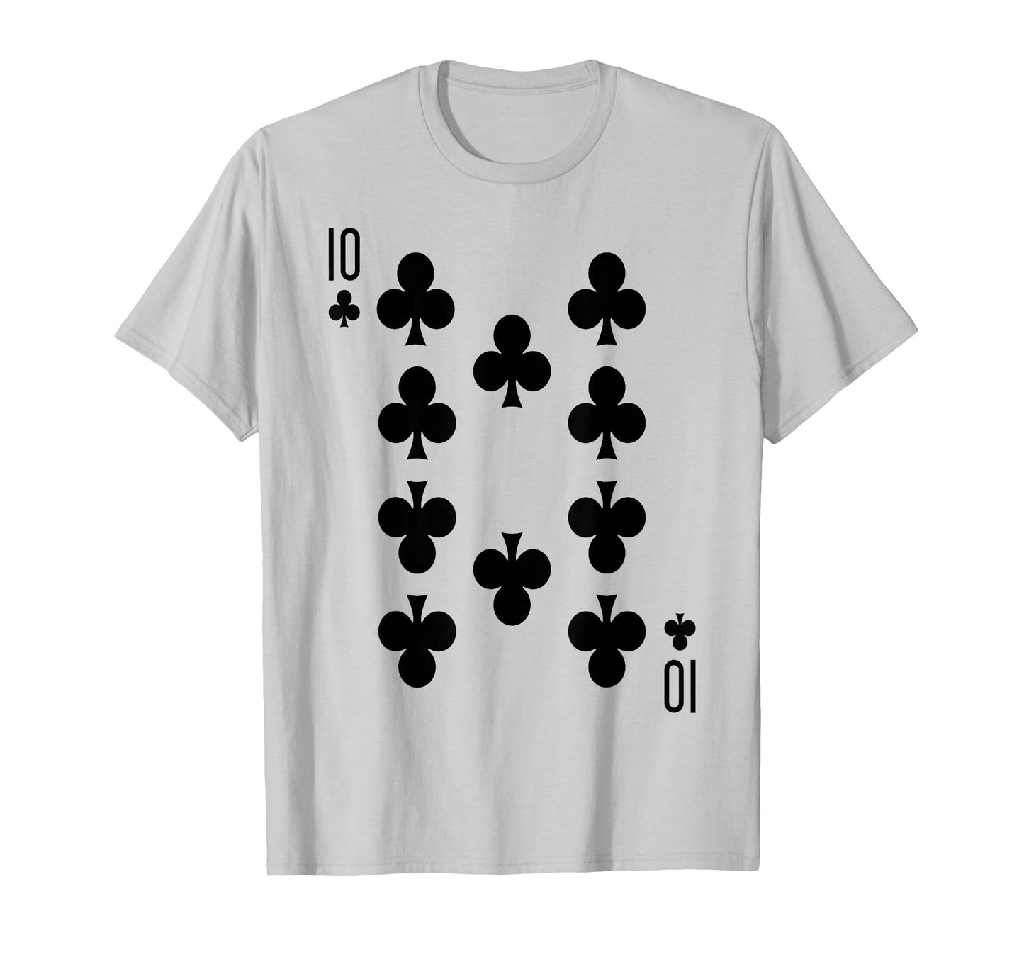 Ten of Clubs | Royal Flush Group Costume Playing Card T-Shirt