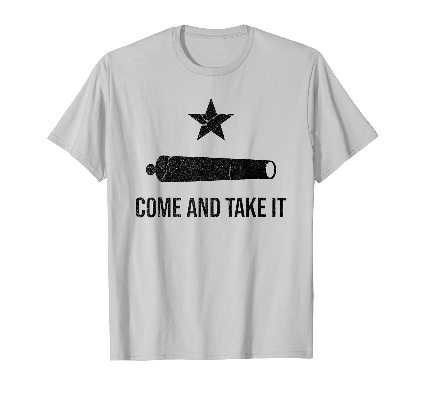 Come and Take It Cannon Texas Flag Lone Star T-Shirt