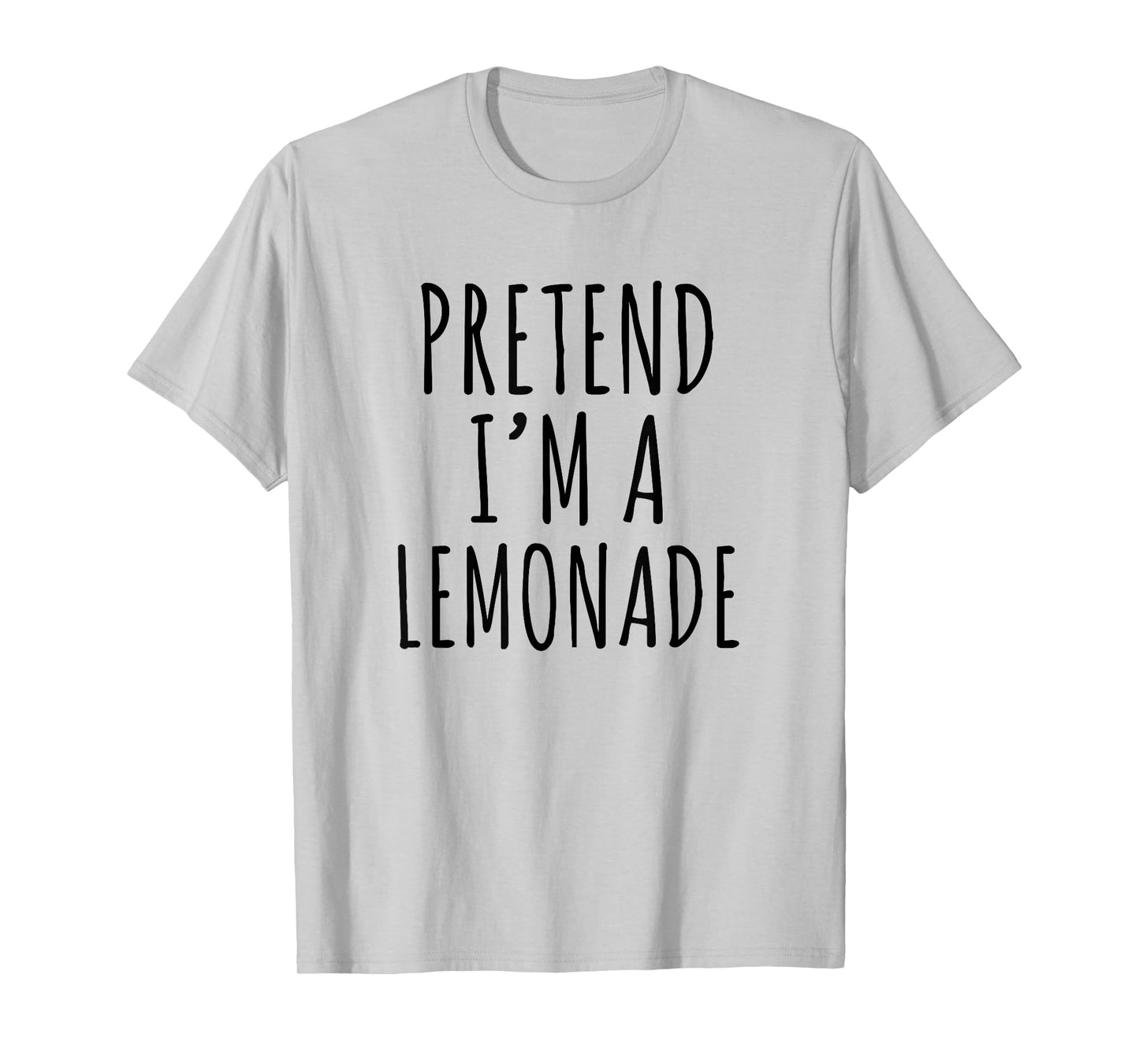 Lazy Halloween Costume Pretend I'm A Lemonade Simple T-Shirt