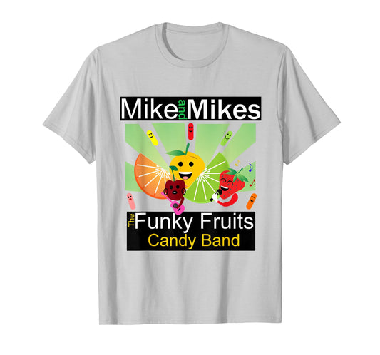 Fruit Candy Funny Band Mike and Mikes Adults Kids Green T-Shirt