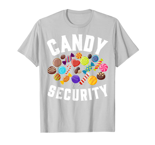 Candy Security Funny Parents Halloween Party Costume T-Shirt