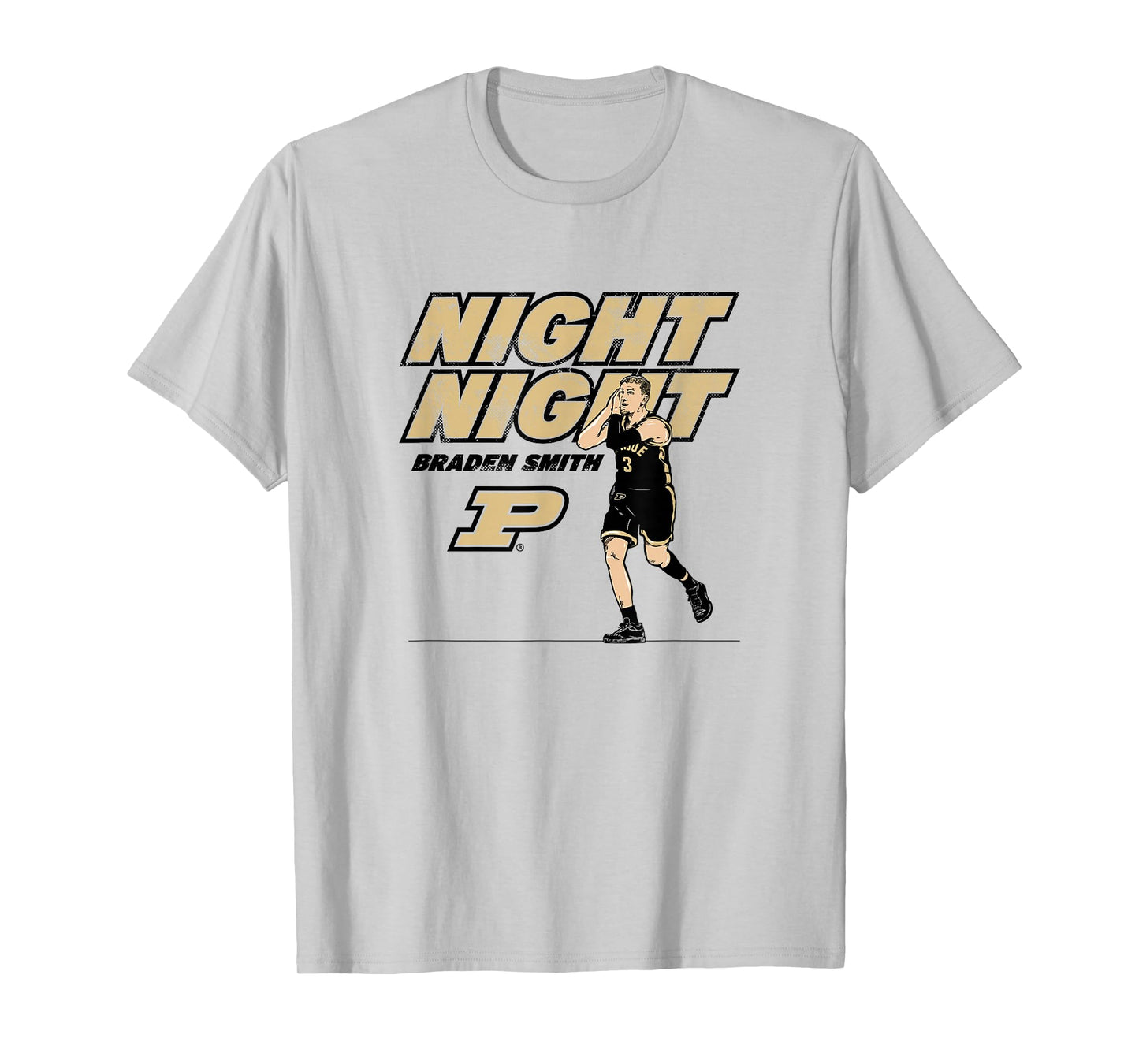 Purdue Basketball: Braden Smith Night-Night T-Shirt