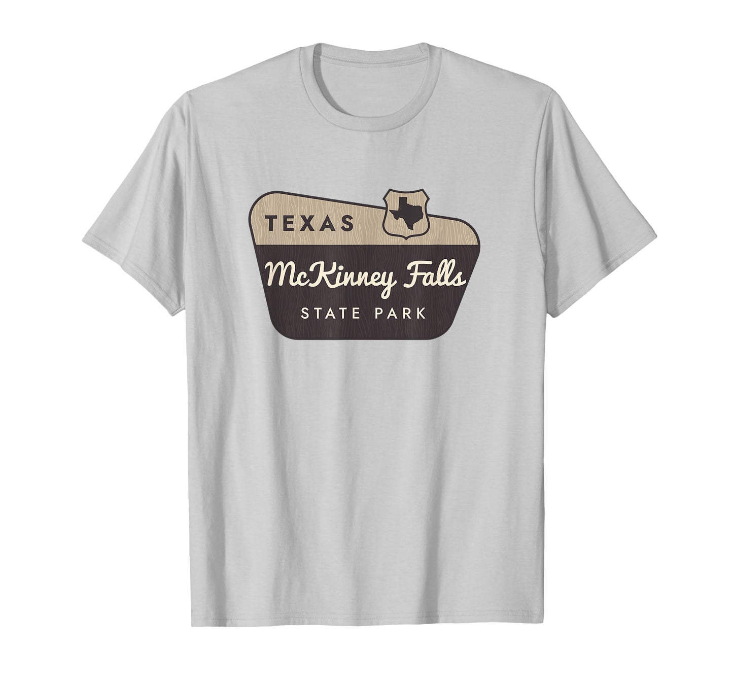 McKinney Falls State Park Texas TX Welcome Sign Vacation T-Shirt