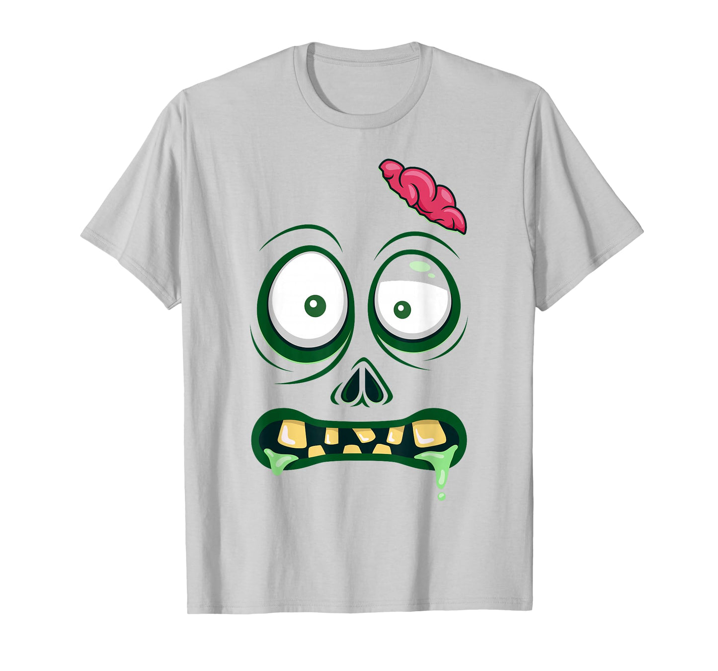 Monster Face Halloween Matching Costume Zombie Men Women Kid T-Shirt