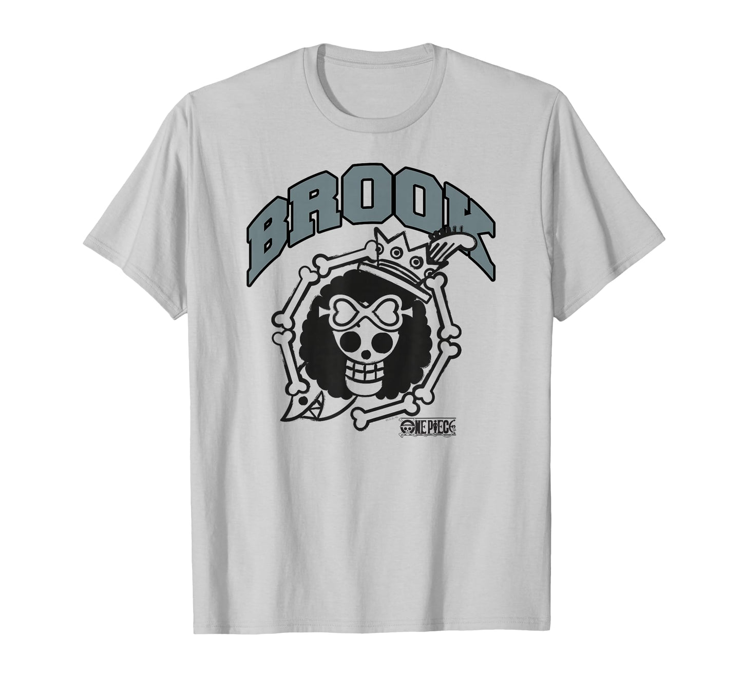 One Piece Anime Soul King Brook Jolly Rogers Icon T-Shirt
