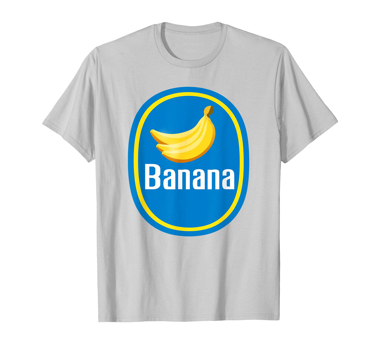 Pretend I'm A Banana Sticker DIY Halloween Costume Yellow T-Shirt