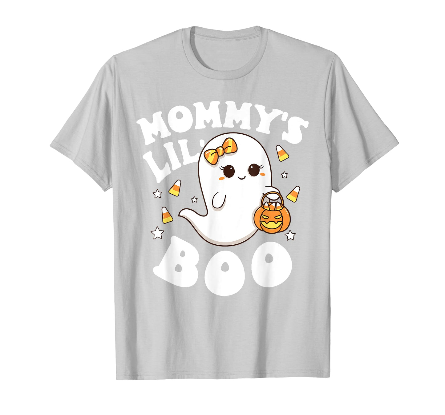 Mommy's Lil' Boo Baby Girls Toddler Halloween Cute Boo Ghost T-Shirt