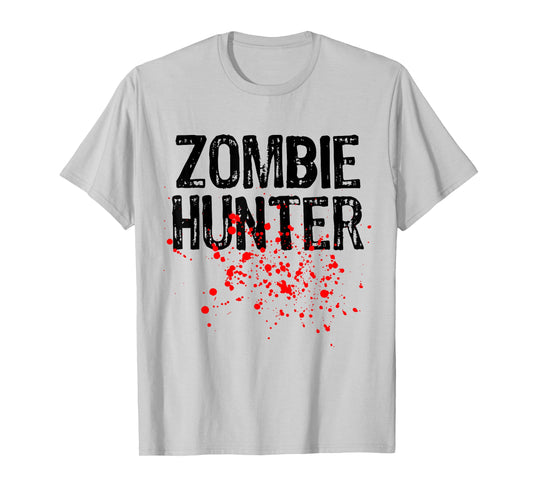 Zombie Hunter Halloween Costume Lazy Easy T-Shirt