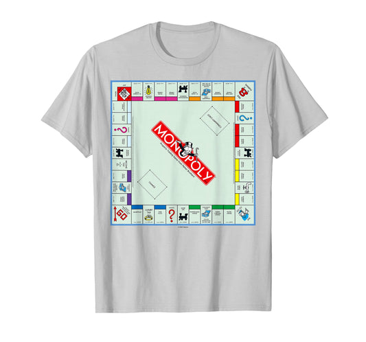 Monopoly Vintage Classic Board Game Color Logo T-Shirt