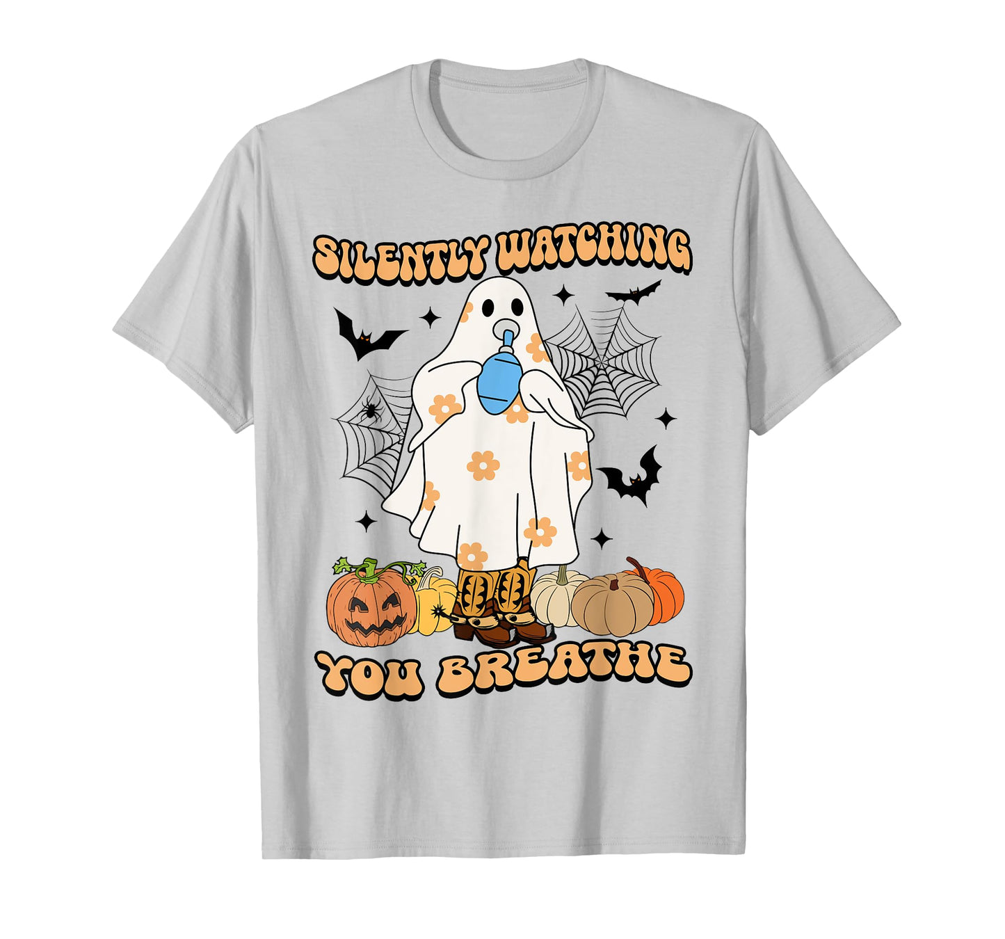 Respiratory Therapist Ghost, Silently Watching You Breathe T-Shirt