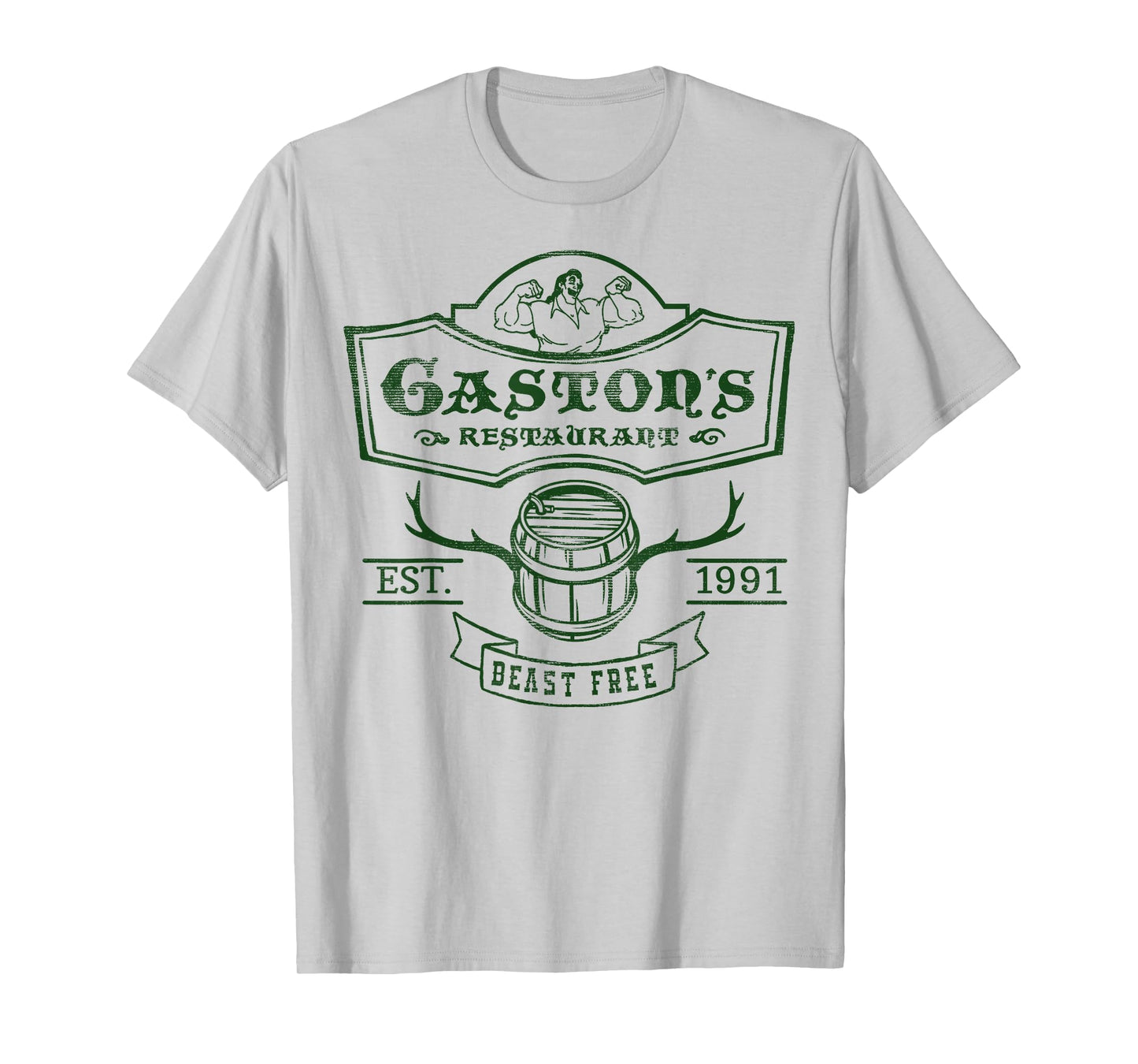 Disney Beauty and the Beast Gaston's Pub Graphic T-Shirt T-Shirt
