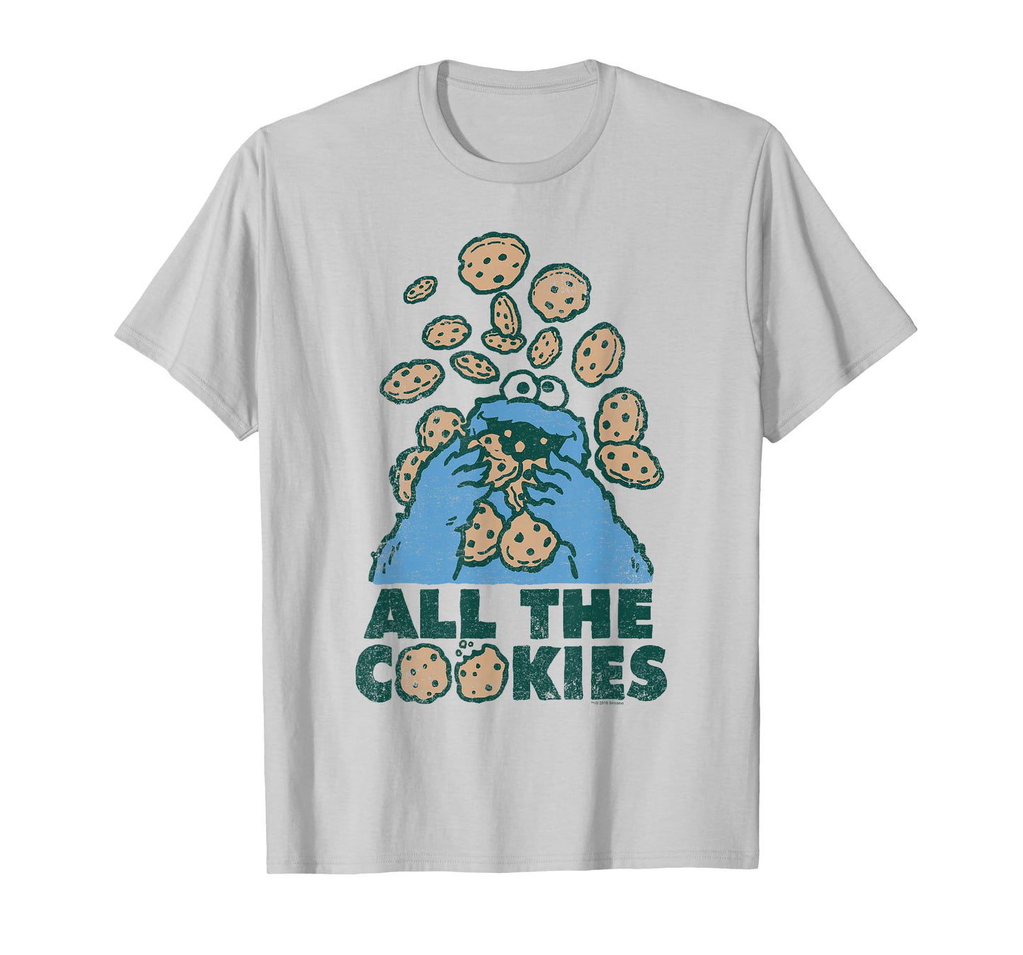 Sesame Street Cookie Monster All the Cookies T-Shirt