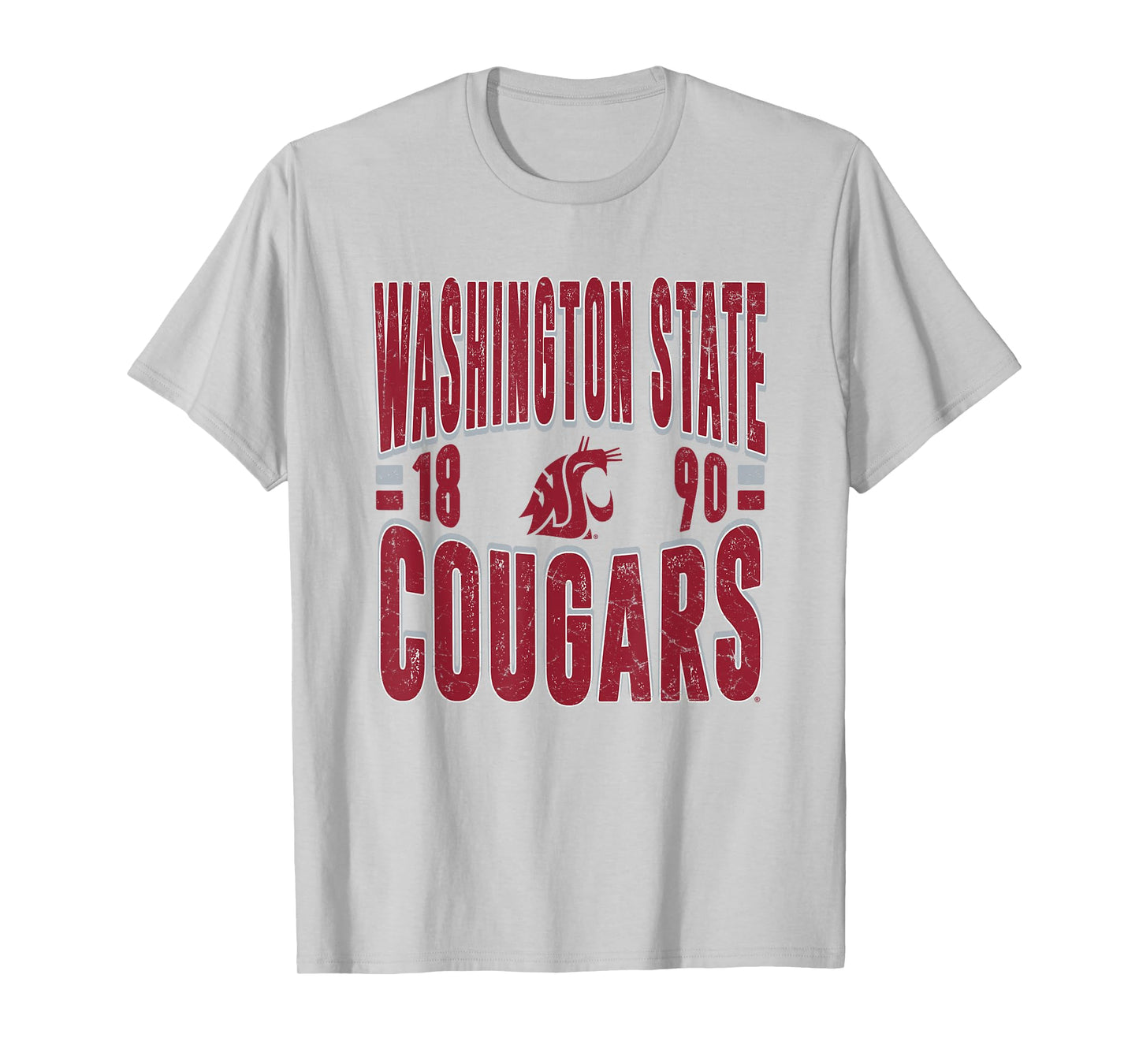 Washington State Cougars Vintage 90's Retro White T-Shirt