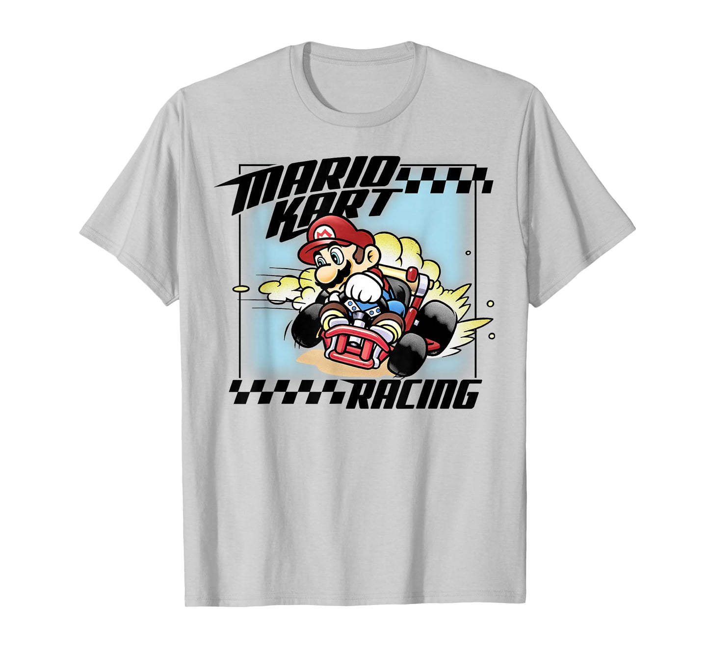 Mario Kart Racing Slide Drift Graphic T-Shirt T-Shirt