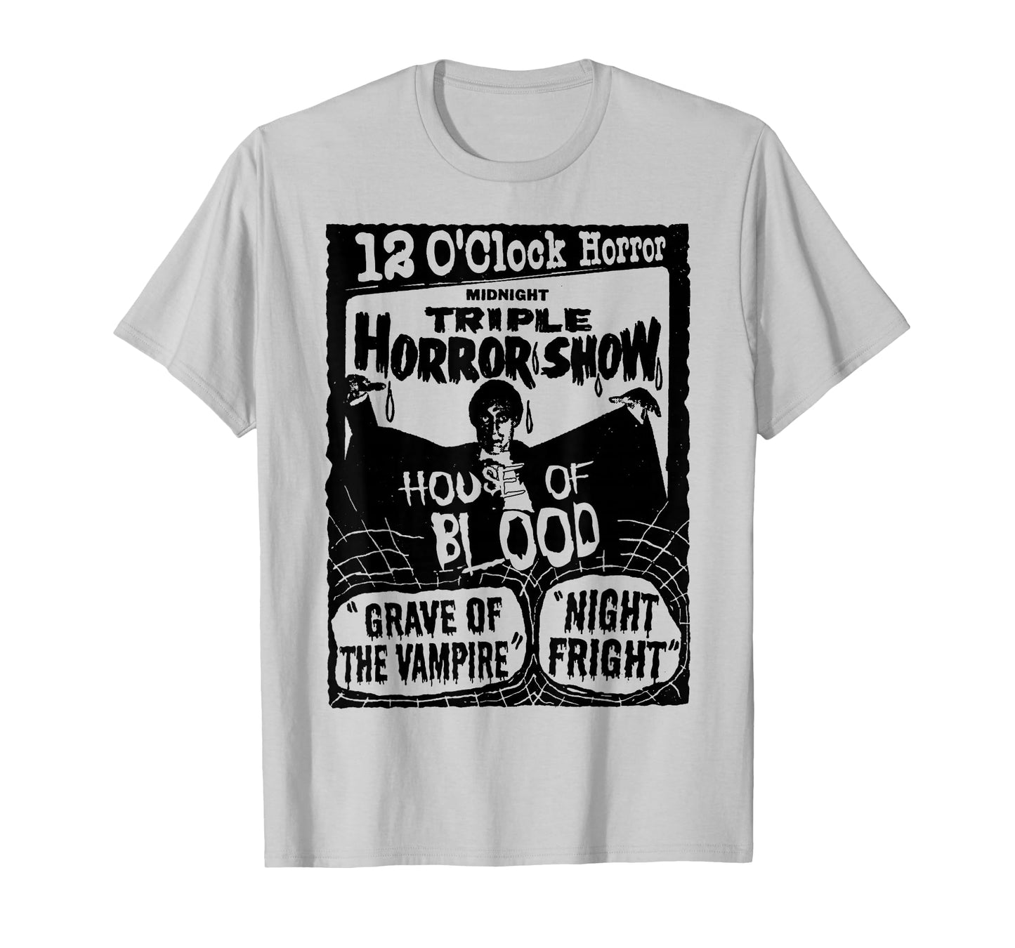 House of Blood Vampire Gothic Vintage Horror Movie Monster T-Shirt