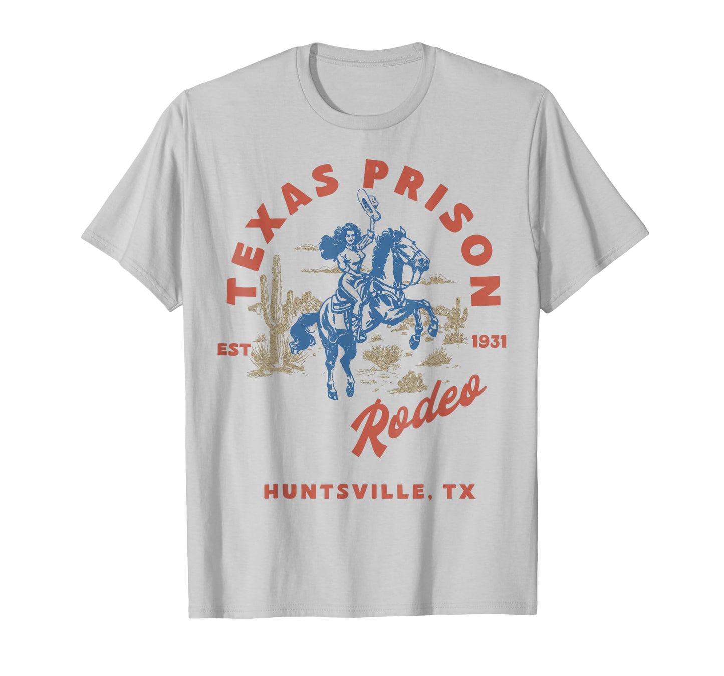 Texas Prison Rodeo Cowboy Western T-Shirt