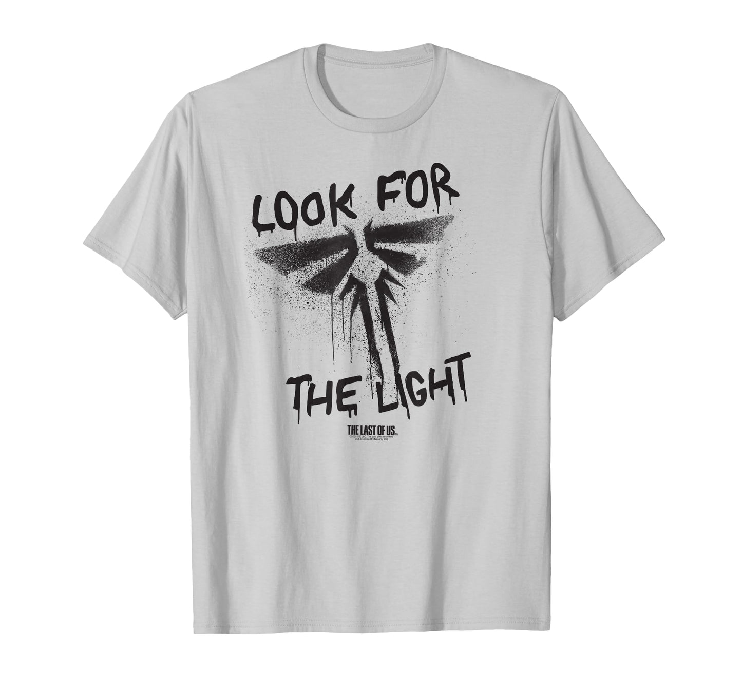 The Last of Us Look for the Light Firefly Spray Paint Game T-Shirt