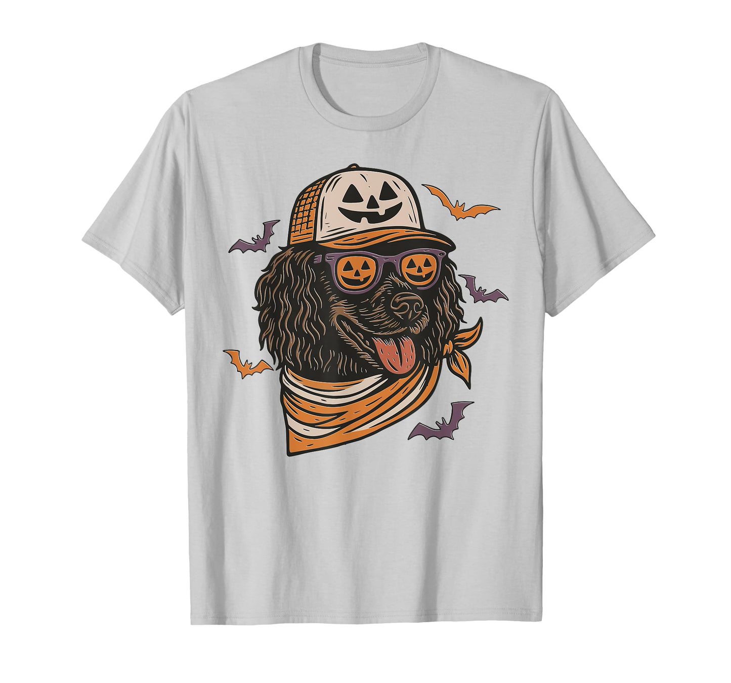 Halloween Cool Dog Boykin Spaniel Sunglasses Dog Mom Dad T-Shirt